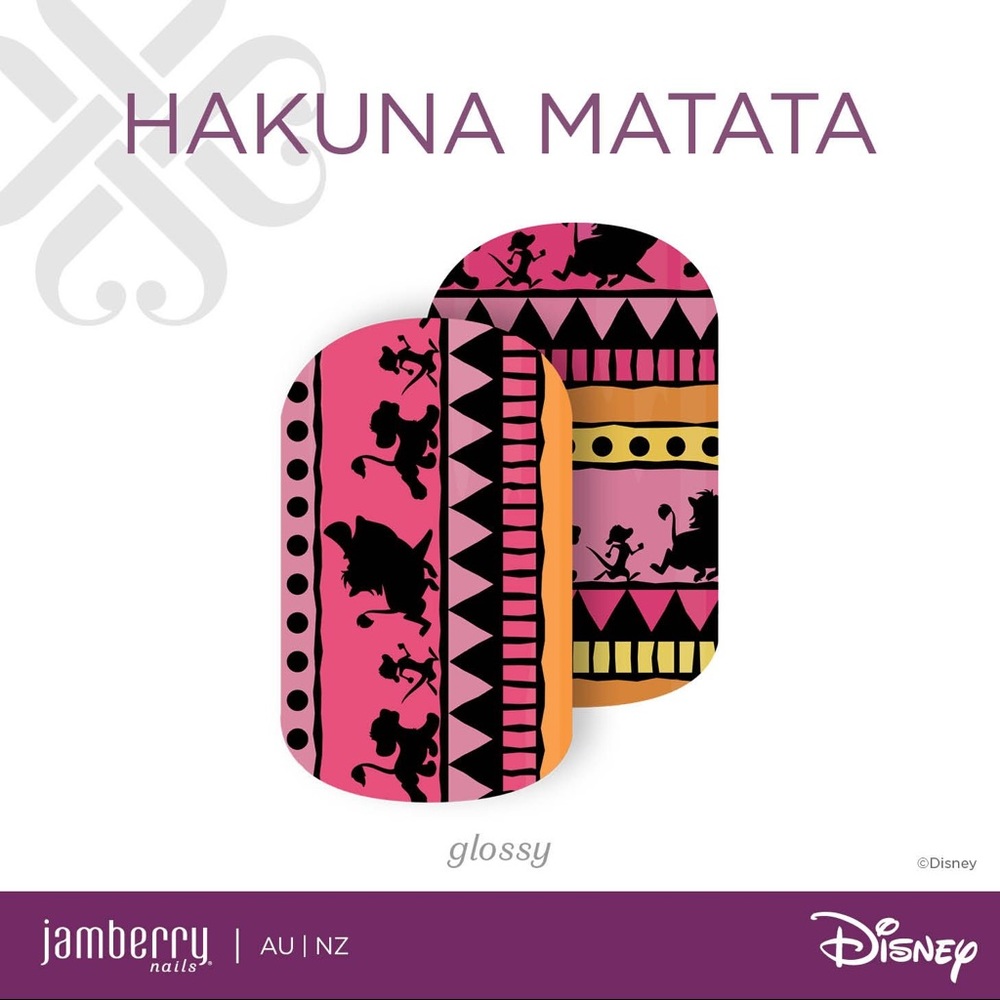 Jamberry x Disney Hakuna Matata Nail Wraps